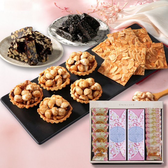 特大禮盒A2 （夏綜塔5入+杏仁瓦片8入+核桃糕200g+芝麻糕240g）