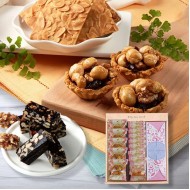 綜合禮盒K1（夏綜塔5入+杏仁瓦片8入+核桃糕200g）
