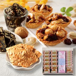 年節綜合禮盒Y3 特大（夏綜塔5入+核桃塔5入+杏仁瓦片8入+核桃糕200g）